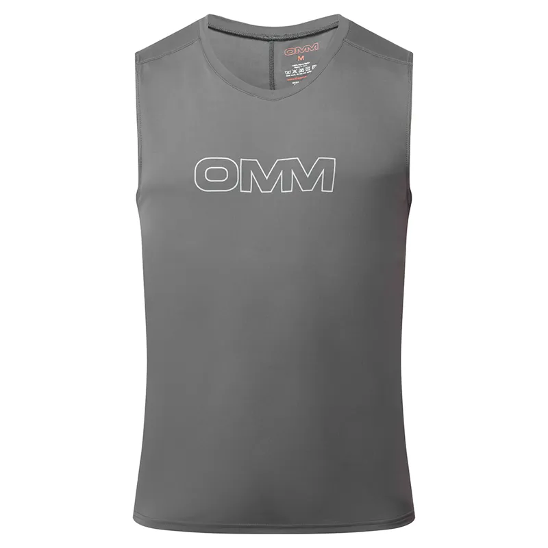 OMM Nitro Men's Running Singlet in Grey